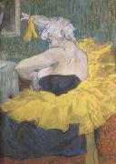 Henri de toulouse-lautrec The Clowness Cha-U-Kao (mk09) oil painting on canvas